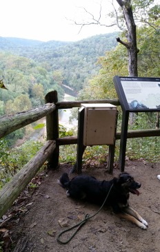 Chillin' at the Green River overlook.